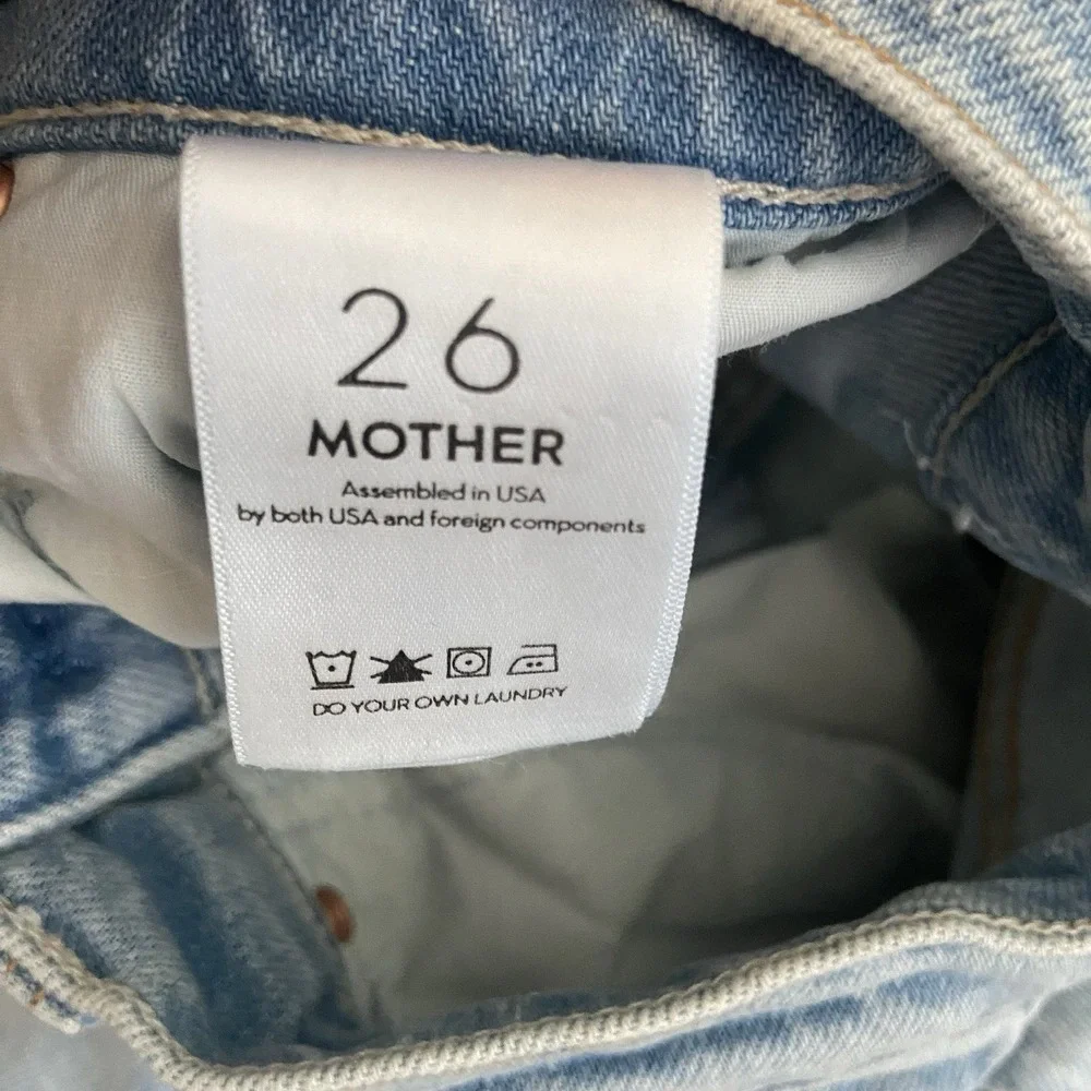 Mother SUPERIOR Denim The Fly Cut Tomcat Roller Reap What You Sow Size 26 - Picture 9 of 13